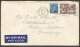 1951 Airmail Cover 15c Fur/GVI Postes Machine Hamilton Ontario To Germany - Postgeschiedenis