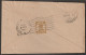 India 1942 K G VI Stamp On Cover With Machine Cancellation Good Condition (a74) - Covers & Documents
