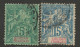 SOUDAN N° 6 Et 8 OBL / Petit Aminci /  Used - Used Stamps