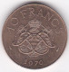 Monaco 10 Francs 1976 Rainier III , En Cupro Nickel Alu - 1960-2001 Nieuwe Frank