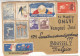 Roumanie - Lettre De 1960 - Parachutisme - Oiseaux - Poissons - Natation - Aviateur - Champignons - - Storia Postale