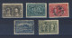 5x Canada 1908 Quebec Used Fine Stamps 1/2c 1c 2c 3c 5c 7c Guide Value = $95.00 - Used Stamps