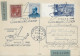 Luxembourg - Luxemburg - Carte , Luxembourg - Poste - Aérienne 1948 - Carte Postale , 1ière Vol Lux. Zürich - Usados