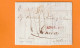 1834 - King William  IV - Lettre Pliée De 4 P. De LONDON Londres Vers GENOVA, Italia - Via FRANCE Francia - Taxe 44 - ...-1840 Prephilately