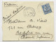 LEVANT 25C MOUCHON LETTRE COVER CONSTANTINOPLE GALATA 7.10.1910 POSTE FRANCse POUR MME VIAUD LOTI  FRANCE ORIENT EXPRES - Lettres & Documents