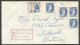 1960 Registered Cover 25c Wildings/Dollard Ormeaux CDS Belleville Sub No 5 Ontario Local - Postgeschiedenis