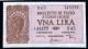 1 Lira Luogotenenza  P.29a FDS (B/70 - Italia – 1 Lira