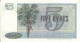 BIRMANIE (Myanmar) - 5 Kyat 1973 UNC - Myanmar