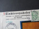 Jugoslawien 1950 / 54 Freimarken Bilder Der Einheimischen Wirtschaft Und Rote Kreuz Marke Umschlag Elektroopskrba Zagreb - Covers & Documents