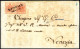 Cover 1850, Lettera Da Latisana (SI Punti 6) Del 25.10 Per Venezia Affrancata Con Due 15 C. Rosso I Tipo Carta A Mano, F - Lombardo-Vénétie