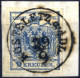 Piece "Kosteletz A. Adl:", RS-f (12 Punkte) Auf Briefstück Mit 9 Kr. Blau, ANK 5 - Altri & Non Classificati