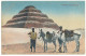 EGY 2 - 4114 SAKKARAH, EGYPT, The Pyramide, Two Men And The Donkeys - Old Postcard - Unused - Pyramids