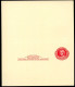 UY13 Type 2 Steel Plate Postal Card With Reply Mint Unfolded Xf 1952 - 1941-60