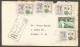 1965 Registered Cover 40c Paper/PEI Flowers CDS Hull Sub No 3 To Aylmer Quebec - Postal History