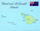 20-1-2024 (1 X 3) Flags & Map - 2 Postcards - Australia & AAT Islands - Autres & Non Classés