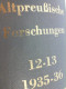 Jahrgang 12 - 1935 Und Jahrgang 13 - 1936. Altpreußische Forschungen. 2 Bände In Einem Sammelband. - Other & Unclassified