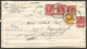 1924 Bank Registered Cover 13c Admirals CDS Toronto Ontario To Montreal PQ Quebec Returned - Postal History