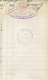 N°46 Sur Lettre De BOUSSU > BRUXELLES 1885 - Facture à Entête + Cachet DUCOBU-DECAUDIN Fabricant De Papier à THULIN - 1883 Leopold II.