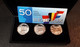 !! PROMO - LIRE !! BELGIQUE SET BENELUX 2 X 250 FR. + 10 G. 1994 ARGENT/ZILVER/SILBER/SILVER QUALITY PROOF MAX 25000 EX. - 250 Frank