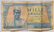 BILLET GUINEE - P.9 - 1000 FRANCS - 02/10/1958 - PORTRAIT HOMME - BORD DE MER - PIROGUES - HOMME - Guinea