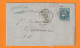 1871 - 20 C Ceres ND Sur Lettre Pliée De NARBONNE, Aude Vers COLLIOURE, Pyrénées Orientales - Cad Arrivée - 1801-1848: Précurseurs XIX