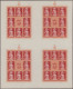 Croatia: 1944, War Relief, Complete Set Of Four Values In Cross Gutter Sheets Of - Kroatien