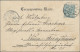 Delcampe - Österreich - Ganzsachen: 1894/1904, GSK 2 Kr. (2) Mit Rückseitigen Lithos "Gruss - Sonstige & Ohne Zuordnung