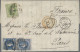 Spain: 1864 Folded Cover (printed Inside "Plateria Christofle") Sent From Madrid - Cartas & Documentos