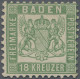 Baden - Marken Und Briefe: 1862, 18 Kr Lebhaftgrün, Ungebraucht Mit Originalgumm - Sonstige & Ohne Zuordnung