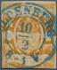 Oldenburg - Marken Und Briefe: 1861, 1/4 Gr. Gelborange, Farbfrisch, Allseits Vo - Oldenburg