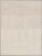 Deutsches Reich - Zusammendrucke: 1921, Germania/Ziffern, Gedenkblatt Anlässlich - Zusammendrucke