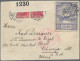 Deutsches Reich - Halbamtliche Flugmarken: 1912, Flugmarke Gotha - Erfurt, Einig - Poste Aérienne & Zeppelin