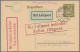 Deutsches Reich - Ganzsachen: 1924/1925, Flugpostkarte 15 Pfg. Holztaube, Drei P - Sonstige & Ohne Zuordnung