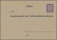 Deutsches Reich - Privatganzsachen: 1942/1942, Ziffer 6 Pfg. Violett, Zwei Priva - Autres & Non Classés