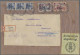 Deutsche Post In China: 1912 (18.12), Senkrechter Dreierstreifen 10 C. ½ Dollar - Deutsche Post In China