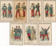 Lot De 13 Anciens Chromos Militaires Humour Lithographie MINOT Chocolat GUERIN BOUTRON - Guerin Boutron