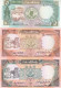 SUDAN 25 50 PT 1 5 10 20 50 100 POUNDS 1987 1991 P37 38 39 40 41 47 48 UNC SET 2 - Sudan