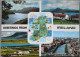 IRLAND UK UNITED KINGDOM DUBLIN MAP PANORAMA CP AK KARTE CARD POSTKARTE POSTCARD ANSICHTSKARTE CARTOLINA CARTE POSTALE - Verzamelingen & Kavels