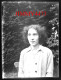 Portrait D'une Jolie Jeune Fille, à Identifier - Plaque De Verre En Négatif - Taille 89 X 119 Mlls - Plaques De Verre