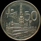 LaZooRo: Belgium 50 Francs 1958 UNC - Silver - 50 Francs