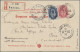 Batum: 1902 Two Different Picture Postcards Sent Registered To Pera, Constantino - Batum (1919-1920)