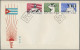 China (PRC): 1962, Support For Cuba (S51), Complete Set Of 3 On Official FDC, Un - Lettres & Documents