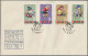 Delcampe - China (PRC): 1963, Children (S54), Complete Set Of 12 On Three Official FDCs, Ti - Briefe U. Dokumente