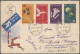 Delcampe - Israel: 1948/1990 (approx.), Collection Of Approx. 500 Covers And FDCs In Five C - Briefe U. Dokumente