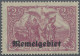 Memel: 1920 2,50 M. Rosalila, Tadellos Postfrisch, Sign. Dr. Petersen BPP Und Ri - Memel (Klaïpeda) 1923