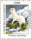 Delcampe - Rabbit Wolf Cardinal Raccoon Ermine Bird CHRISTMAS National Wildlife Federation NWF LABEL CINDERELLA VIGNETTE 1994 USA - Zonder Classificatie