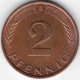 Germany - 1995 - KM 106a - 2 Pfennig - Mintmark "A" - Berlin - XF - 2 Pfennig