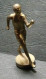 Statuetta In Bronzo - " Il Maratoneta "  Formato H 5 Cm X Largh. Base 2 Cm. Fronte Retro - People