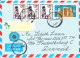 Egypt Air Mail Cover Sent To Denmark Topic Stamps See Backside Of The Cover - Luftpost