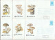PS 1407/1990 - Mint, Mushrooms, Complete Of 12 Covers, Post. Stationery - Bulgaria (2 Scan) - Briefe